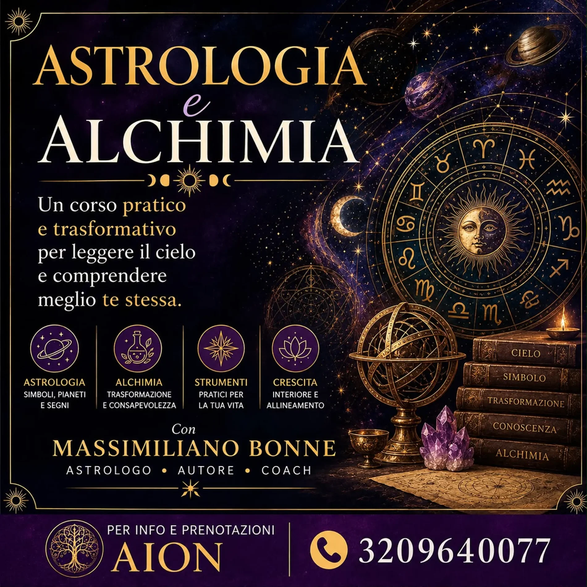 Locandina: Astrologia e Alchimia